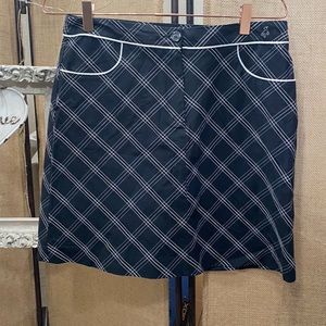 Green Lamb Gray Pink Plaid Skort Golf Skirt